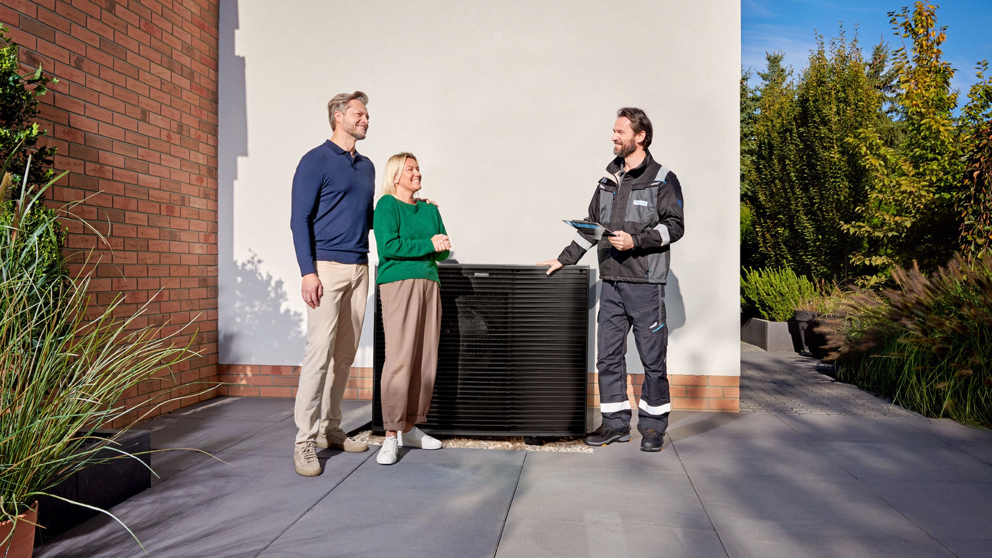 Εξωτερική μονάδα εγκατεστημένης Daikin Altherma