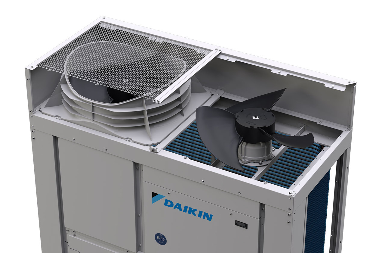 Μικρός ψύκτης R-32 με Inverter, 32 έως 50 kiloWatt