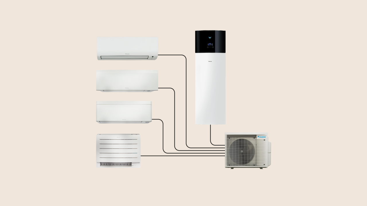 MultiPlus_4-indoor_Orange_16-9.png Μπορείς να θερμάνεις και να ψύξεις το σπίτι σου και να έχεις ζεστό νερό, συνδέοντας μία εξωτερική μονάδα με έως και τρεις εσωτερικές μονάδες και μια δεξαμενή ζεστού νερού