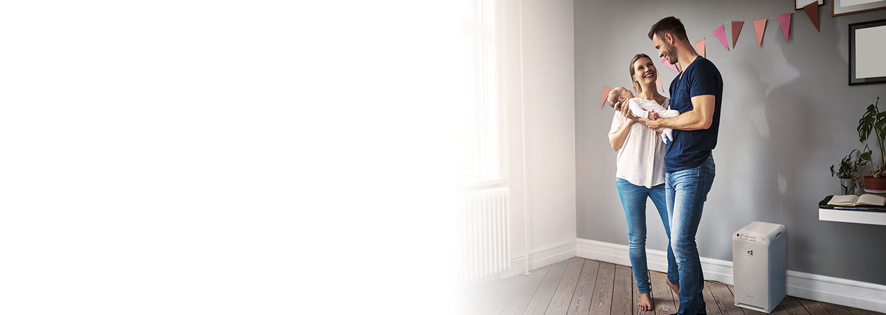 Ζευγάρι με μωρό